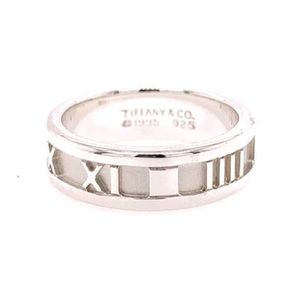 Tiffany & Co. Atlas Roman Numeral Ring